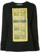 Tu Es Mon Trésor No Fair Long Sleeve T-shirt - Black
