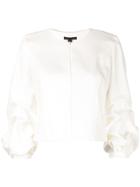 Alberto Makali Cropped Jacket - White