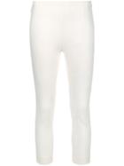 Ermanno Scervino Slim Cropped Trousers - White