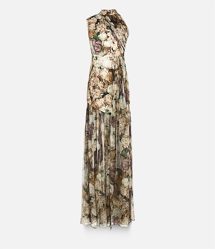 Christopher Kane Rose Print Wrap Dress