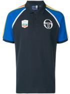 Sergio Tacchini Contrast Sleeve Polo Shirt - Blue