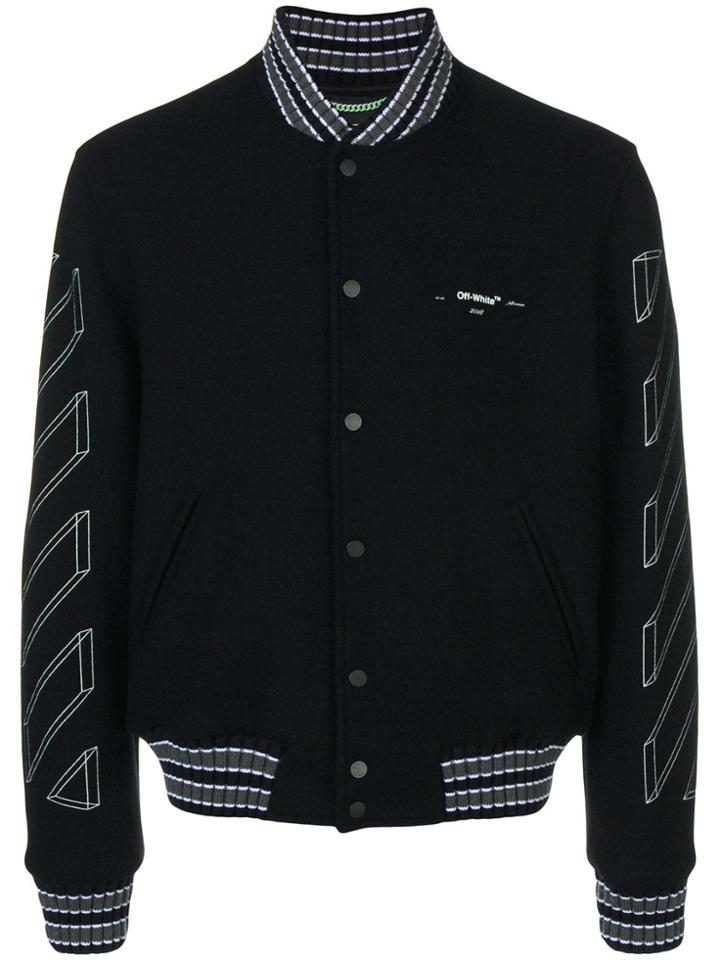 Off-white Arrows Bomber Jacket - Black
