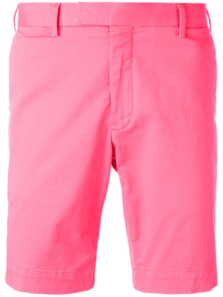 Polo Ralph Lauren Chino Shorts, Men's, Size: 34, Pink/purple, Cotton/spandex/elastane