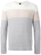 Eleventy Round Neck Jumper, Men's, Size: Medium, Nude/neutrals, Linen/flax/cotton