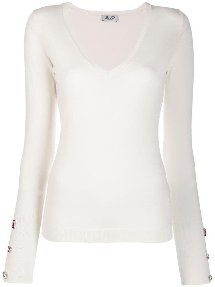 Liu Jo Knitted Top - White