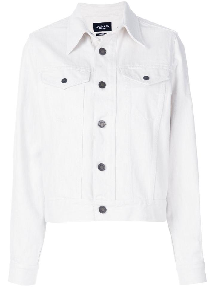 Calvin Klein 205w39nyc Classic Denim Jacket - Nude & Neutrals