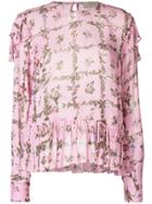 Preen Line Bryoni Floral Printed Blouse - Pink