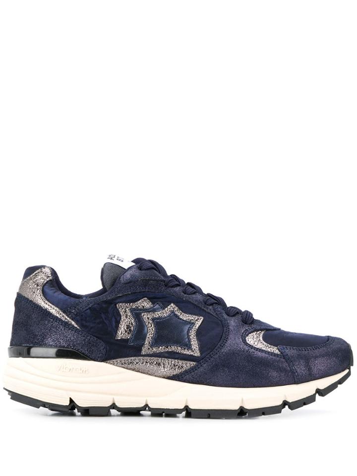 Atlantic Stars Mira Metallic Panel Sneakers - Blue