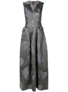 Talbot Runhof Momo Dress - Metallic