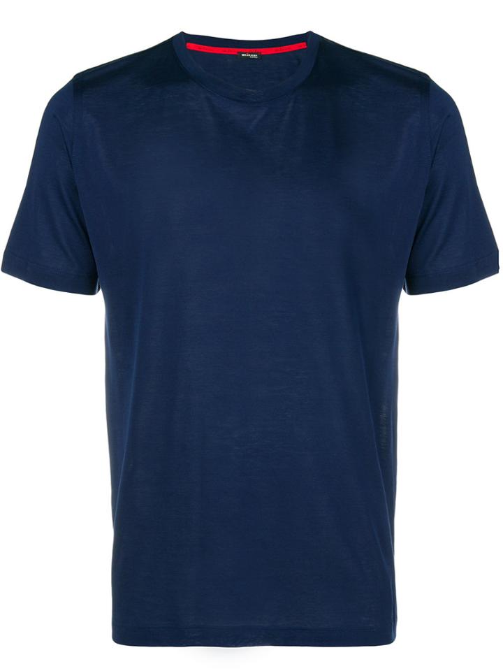 Kiton Round Neck T-shirt - Blue