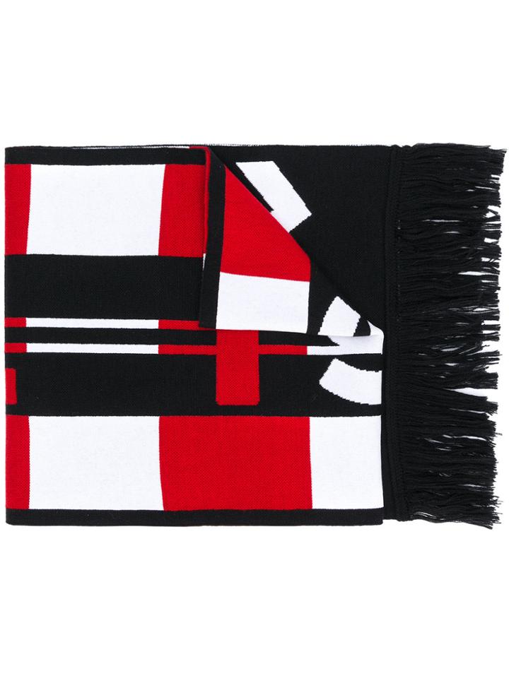 Stella Mccartney Graphic-print Scarf - Black