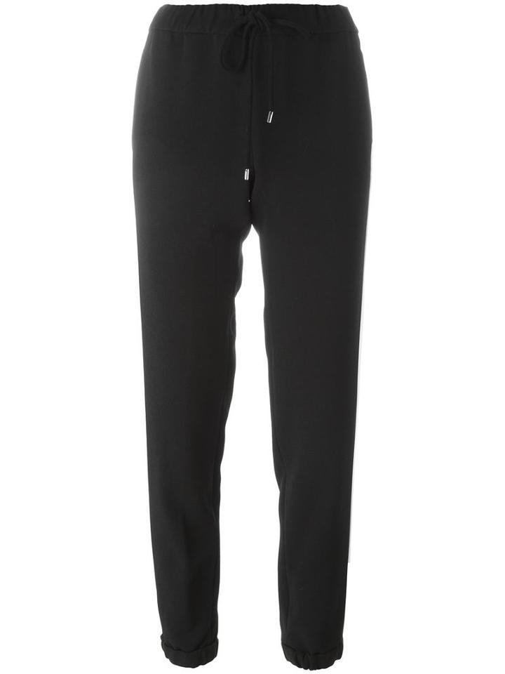 Michael Michael Kors Drawstring Fastening Trousers, Women's, Size: Medium, Black, Polyester/spandex/elastane