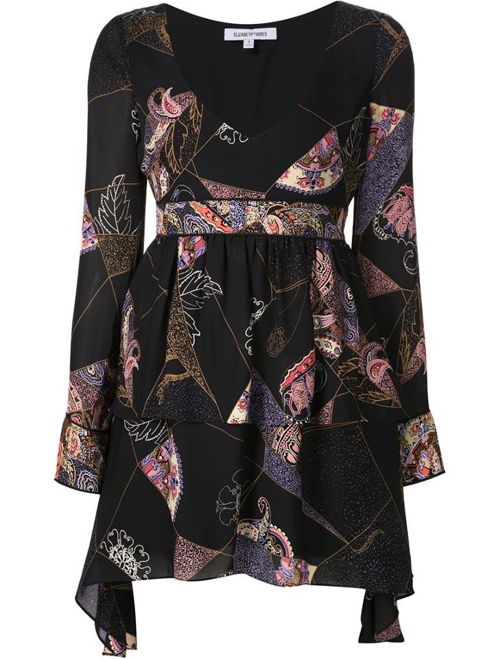 Elizabeth And James Printed Layer Dress