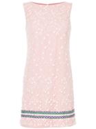 Han Ahn Soon Lace Detail Shift Dress - Pink & Purple