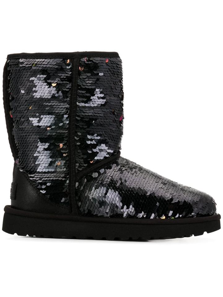 Ugg Australia Ugg Australia 1094982sequin Black Leather/fur/exotic