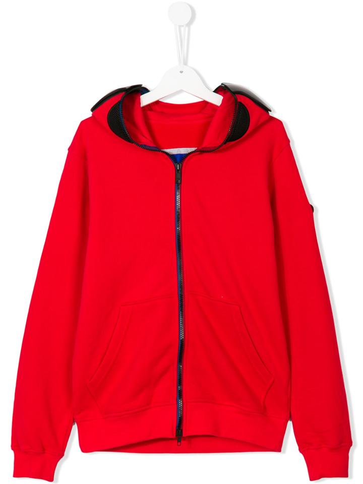 Ai Riders On The Storm Kids Zipped Hoodie - Red
