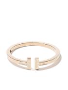 Tiffany & Co 18kt Yellow Gold Tiffany T Square Diamond Cuff - Metallic