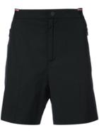 Moncler Tri-colour Trim Bermuda Shorts - Black