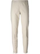Michael Michael Kors Zip Cuff Trousers, Women's, Size: 2, Nude/neutrals, Cotton/spandex/elastane