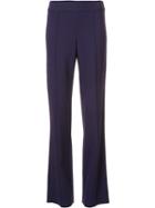 Victor Alfaro Flared Trousers, Women's, Size: 12, Pink/purple, Spandex/elastane/viscose