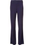 Victor Alfaro Flared Trousers, Women's, Size: 12, Pink/purple, Spandex/elastane/viscose