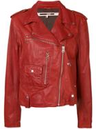 Mcq Alexander Mcqueen Classic Biker Jacket - Red