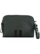 Bally Zipped Clutch Bag, Men's, Black, Calf Leather