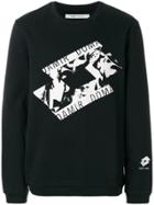 Damir Doma Damir Doma X Lotto Printed Sweatshirt - Black