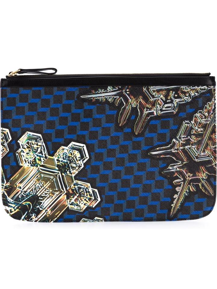 Pierre Hardy Snowflake Cube Print Pouch