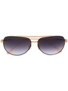 Dita Eyewear - Flight 004 Aviator Sunglasses - Unisex - Metal (other) - 61, Blue, Metal (other)
