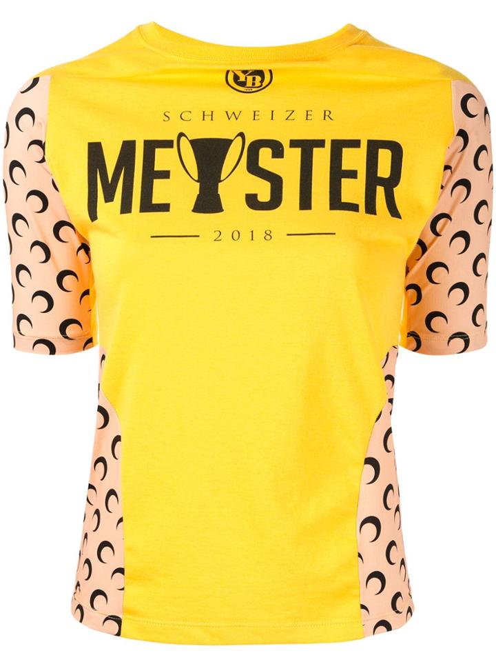 Marine Serre Moon Intervened T-shirt - Yellow