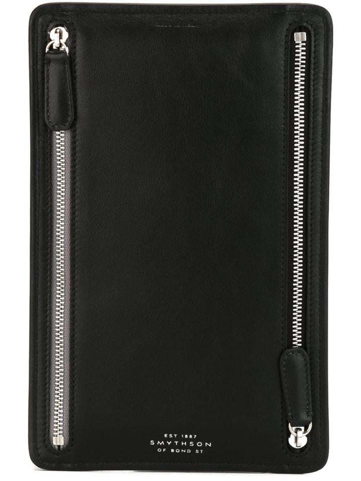Smythson Currency Case, Black