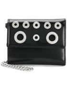 Diesel Eyelets Card Case - Black