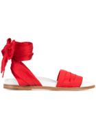Marques'almeida Flat Sandals - Red