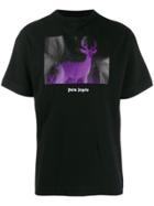 Palm Angels Night Vision Deer T-shirt - Black
