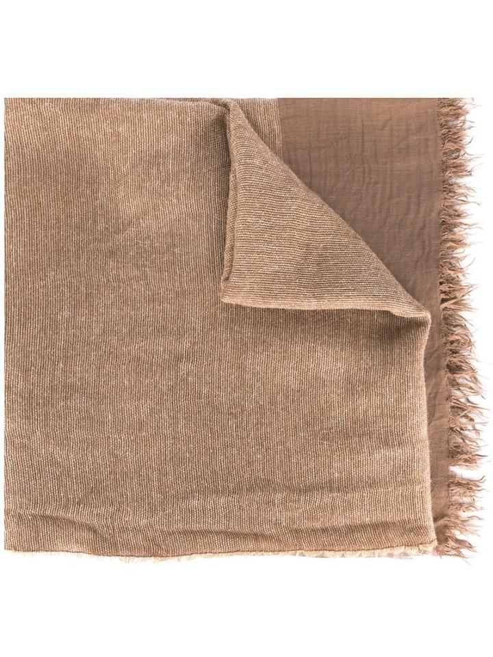 Dondup 'flourette' Scarf, Women's, Brown, Modal/mohair/polyamide/polyester