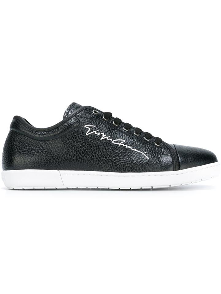 Giorgio Armani Lettering Logo Sneakers