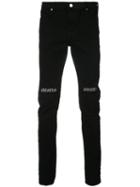 Rta - Knee Embroidered Jeans - Men - Cotton/polyurethane - 32, Black, Cotton/polyurethane