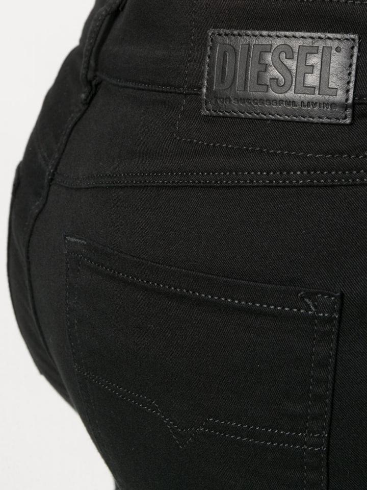 Diesel Sandy Straight-leg Jeans - Black