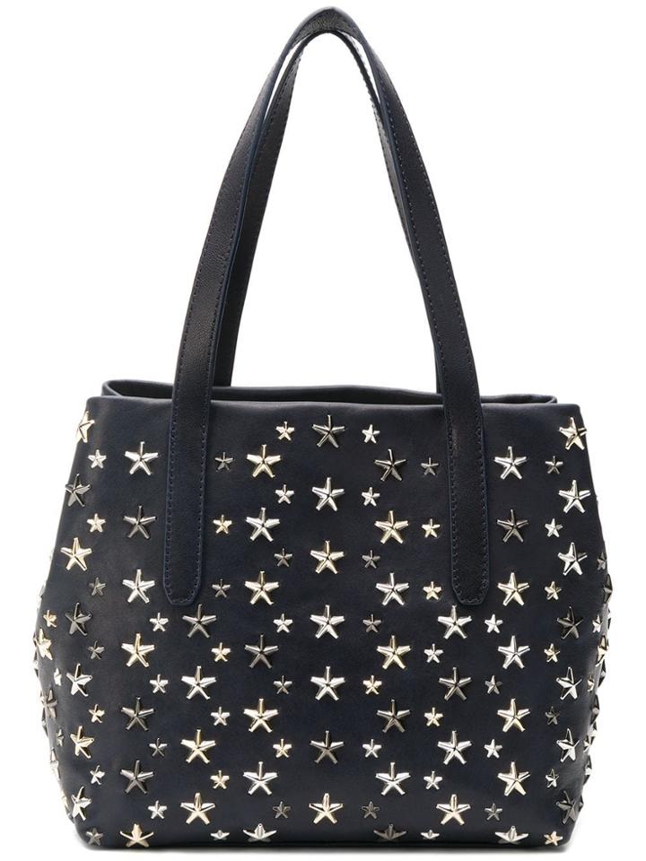 Jimmy Choo Sofia Studded Tote Bag - Blue