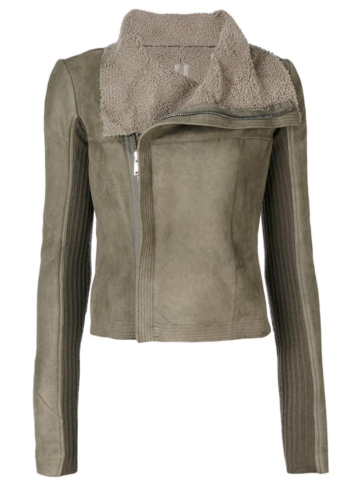 Rick Owens Classic Biker Jacket - Grey