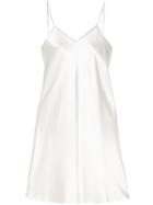 Helmut Lang Zip Detail Slip Dress - Nude & Neutrals
