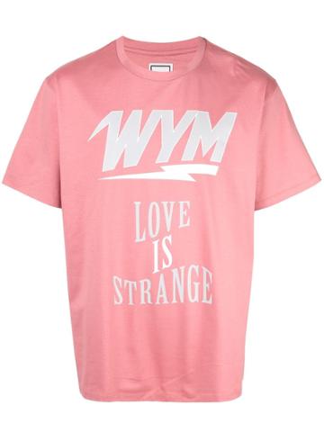 Wooyoungmi Love Is Strange T-shirt - Pink