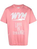 Wooyoungmi Love Is Strange T-shirt - Pink