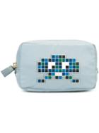 Anya Hindmarch Geometric Plaque Clutch, Women's, Blue