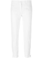 Ann Demeulemeester Cropped Trousers, Women's, Size: 40, Nude/neutrals, Cotton/rayon