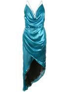 Haney Holly Cowl Neck Dress - Blue