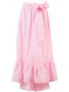 Lisa Marie Fernandez Broderie Anglaise Skirt - Pink & Purple