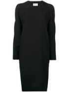 Maison Margiela Pleated Sleeve Dress - Black
