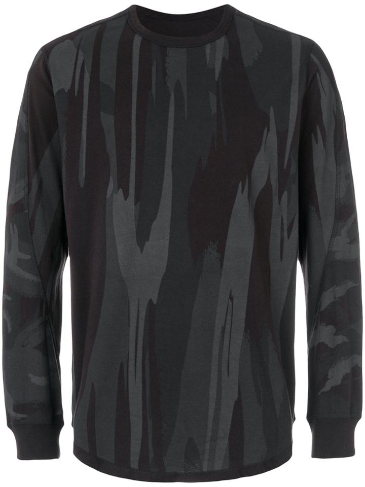 Maharishi Camouflage Print Sweatshirt - Black